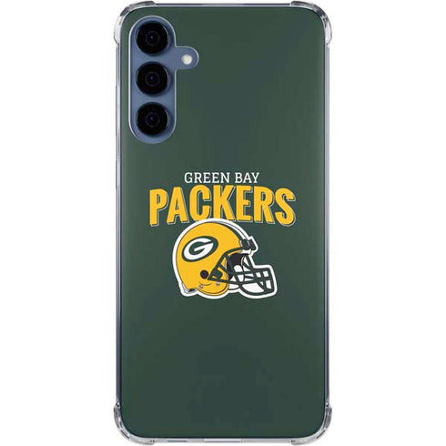 NFL Green Bay Packers Helmet Galaxy A35 5G Clear Case